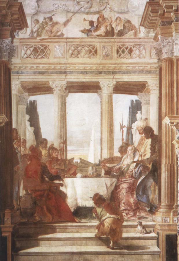 Giovanni Battista Tiepolo The Banquet of Cleopatra